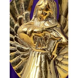 Vintage, Solid Brass Angel Bell/Figurine By Jainson. Made in India.